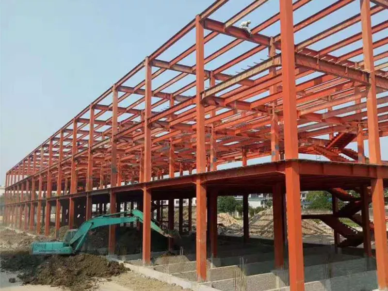 ଇକୋ-ଫ୍ରେଣ୍ଡଲି ଷ୍ଟିଲ୍ ଫ୍ରେମ୍ ଗୋଦାମ ନିର୍ମାଣ |